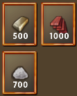 500 Platin, 1000 Mahagonibretter, 700 Schießpulver T13